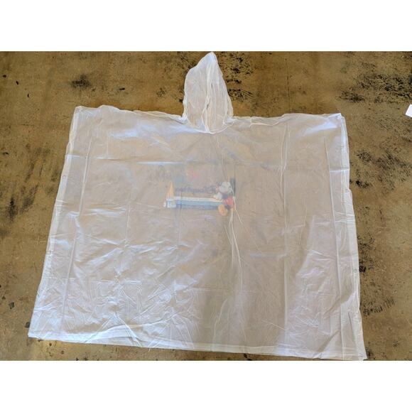 Disney Parks Mickey Mouse Clear Rain Poncho Adult And Kid Hood Walt Disney World - Picture 3 of 6